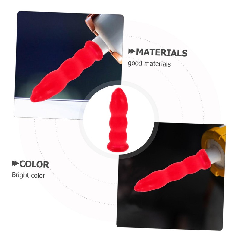 Operitacx 4sets Caulking Sealing Caps Leak Caulk Tube Covers for