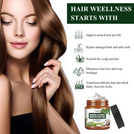 Batana öl Stärkt und Schützt für Gesünderes, Dickeres und Volleres Haar,Neue Version Batana Oil for Hair Growth 100% Natürliche Inhaltsstoffe,Batana öl Bio Geeignet für Alle Haartypen