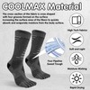 Okdance Mid-length Running Toe Socks Men Coolmax Material Quick Drying