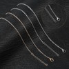 YBEATY 40 Pack Necklace Chains Bulk Gold and Silver Plated