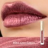 FOCALLURE Metallic Liquid Lipstick,Non Stick Cup Lip Gloss,High Impact Lip