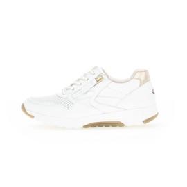 Gabor Women's Low-Top Trainers, Women's Low Shoes, Interchangeable Footbed, White light grey