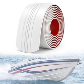 PULJOGDE 6FT Keel Guard for Fiberglass Boats, Self-Adhesive Shield Keel Guard for Aluminum Boat, Protects Against Rocks, Oyster Beds, and Scratches, Easy Installation, Strong Adhesion