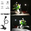 Clip Light, LED Desk Light, 4 Steps Dimmer, Warm Color,