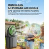 Ausic Portable Misting Fan - 9L Bucket, 10-inch Outdoor Fans