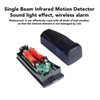 Wireless Infrared Security Motion Detector Waterproof Single Beam Body Detector