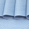 SHACOS Round Braided Placemats Set of 4 Washable 15 inch