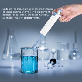 Micro pipeteador ajustable, pipeta de volumen variable manual científica de 20~200ul, canal individual, investigador de educación escolar, prueba de muestreo, transferencia de líquido
