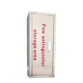 Fire Extinguisher Cabinet， Heavy Duty Fire Extinguisher Holder，Surface Mounted 304 Stainless Steel, Wall Mounted，Fits 5-10 lb Extinguishers