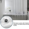 AooHome Shower Curtain Liner, Eva Frosted Shower Curtain with 3