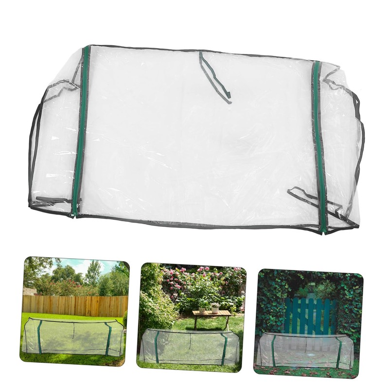 Kisangel Elevated Bed Cover Green House Covering Raised Garden Bed