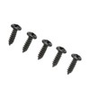 100PCS Guitar Pickguard Screws Metal Guard Plate Mounting Screw Electric