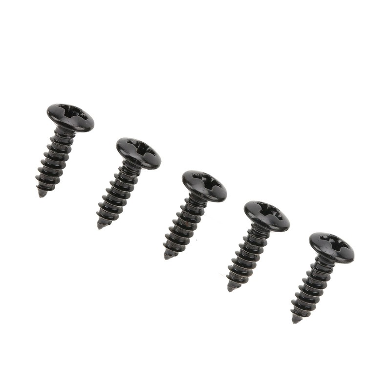 100PCS Guitar Pickguard Screws Metal Guard Plate Mounting Screw Electric