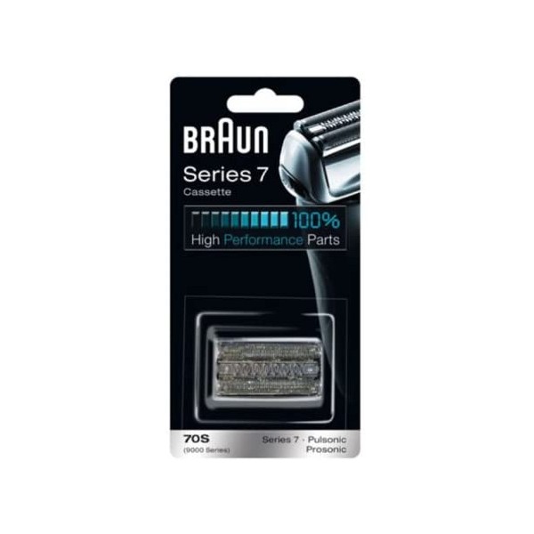 Braun Replacement Foil & Cutter Cassette - 70S, Series 7, Pulsonic - 9000 Series Braun Cassette 70S