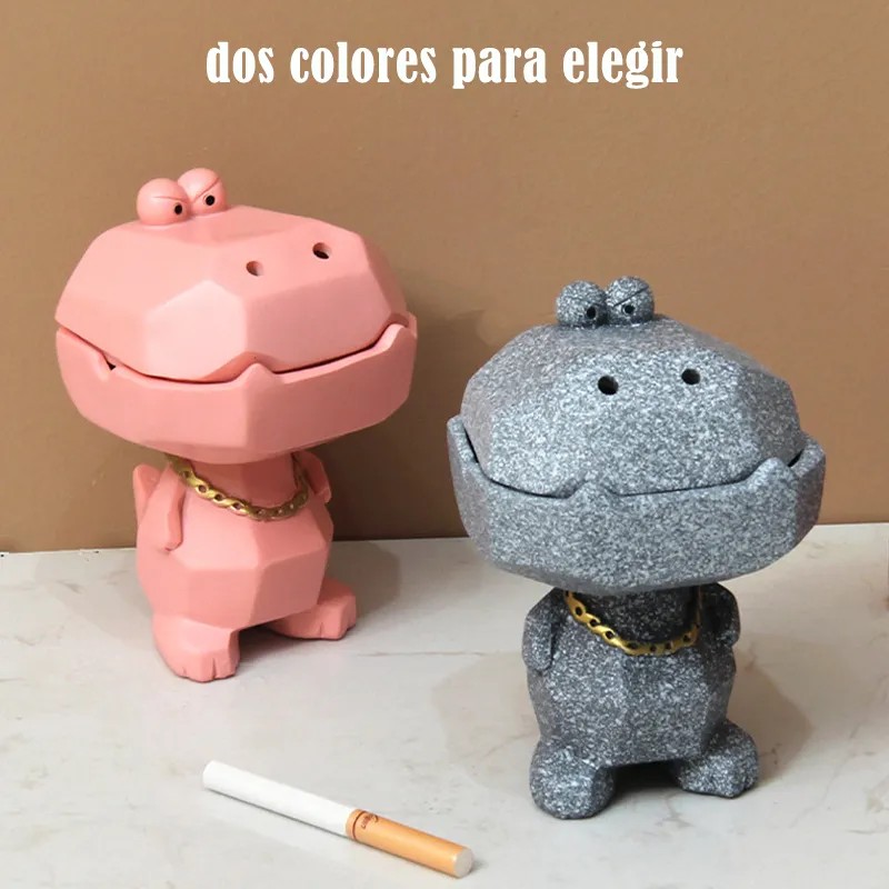 Cenicero Pequeño Con Forma De Cocodrilo Pare Adornos De Mesa