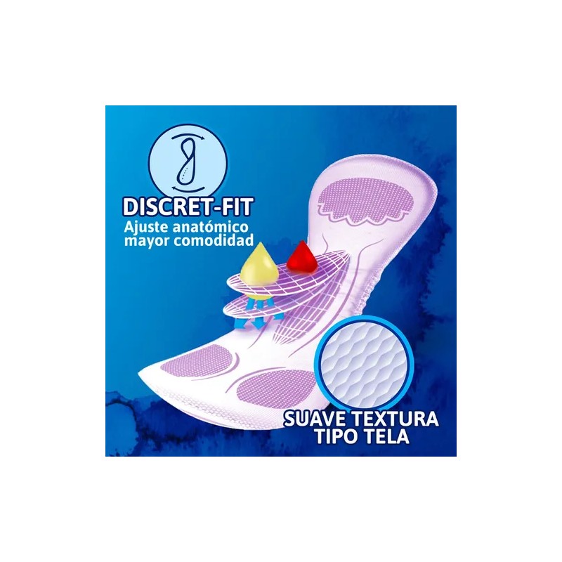 Toallas para incontinencia TENA Lady Discret Extra Nocturna 8 Piezas