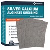 Ceeport Ag Silver Calcium Alginate Wound Dressing Pads, 4''x4'' Patches,