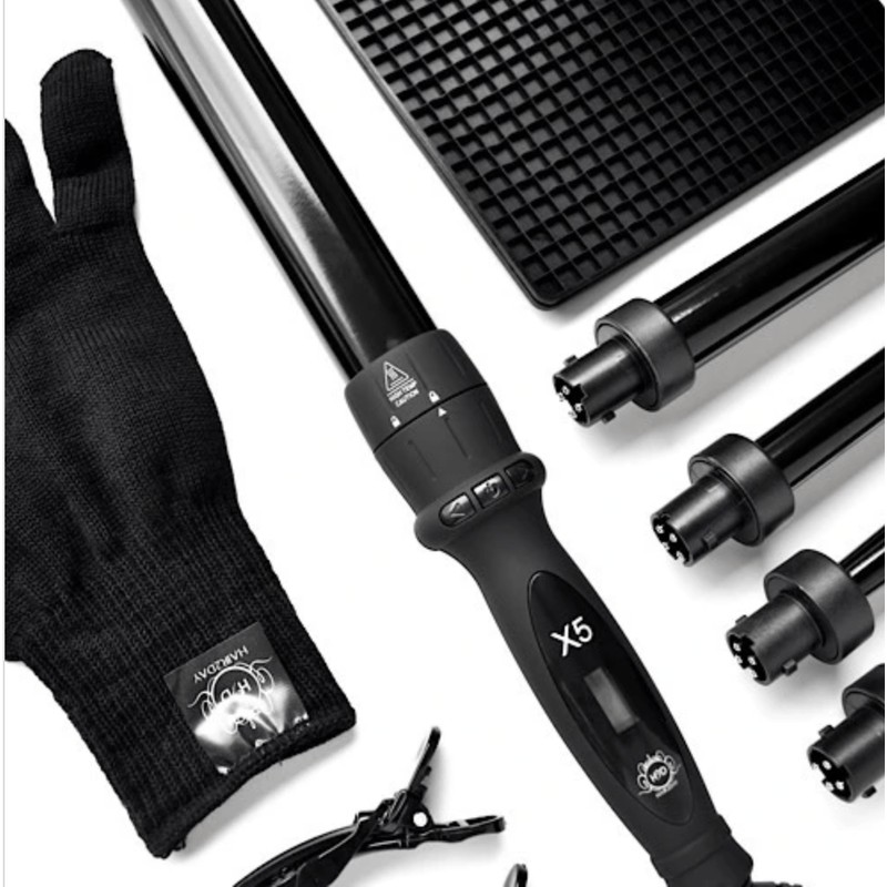 H2D Black X5 Professional Curling Wand