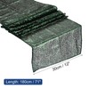 QUARKZMAN Dark Green Table Runner 71 x 12 Inches Long