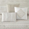 LANCO MODERN LIFESTYLE 7 Piece Queen Comforter Set, Beige, Elegant