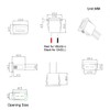 Greluma 5pcs 3A 2 Pin USB Female 2 Wire USB