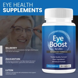 Eye Boost Capsules (2 Pack) Eye Boost Capsules, EyeBoost Eye Vision Support Supplement (120ct)