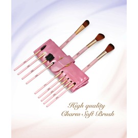 VAVOLA 12 Pcs - VAVOLA Make Up High Quality Charm Soft Brush (Pink)