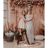 Kate Boho Backdrop Bohemia Backdrop with Floral Boho Floral Photo