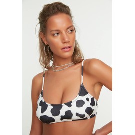 Trendyol Women Bralette Knit Bikini Top Black