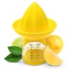 Joie Lemon and Lime Small Hand Juicer and Reamer, Built-In