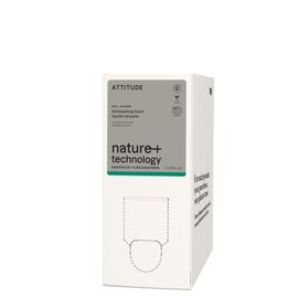 ATTITUDE Dish Soap, EWG Verified, Plant and Mineral-Based Ingredients, Vegan and Cruelty-free Household Products, Lavender and Rosemary, 67.6 Fl Oz