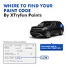 XTryfun Car Touch Up Paint Compatible with Volkswagen (Aurora Red