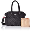 Storksak Bobby Quilted Shoulder Bag Diaper Bag, Black
