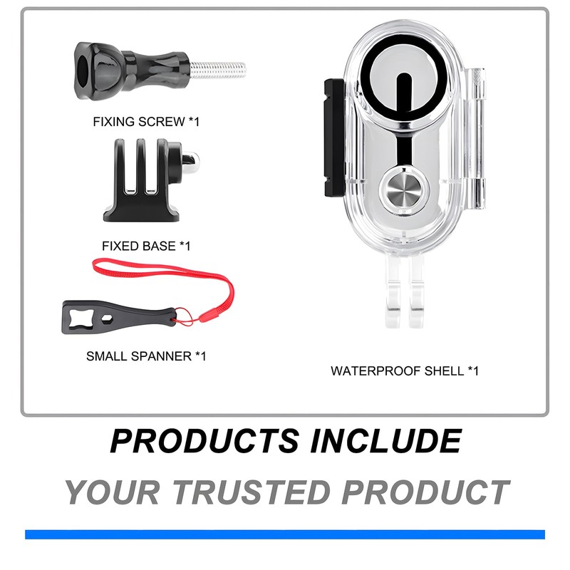 Waterproof Case for Insta360 Go 3 Underwater Diving Case 30M