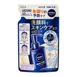 Nivea Men Active Age, One-Step Care, Facial Cleanser, Refill, 4.6 fl oz (130 ml), Men's Skin Care, Moisturizing Lotion