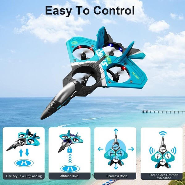 4DRC V17 Remote Control Plane RC Airplanes 2.4GHz 6CH EPP