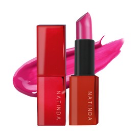 Natinda Magic Rainbow Lipstick Vibrant Hot Pink 01 Bling Pink / 나틴다 매직 레인보우 립스틱 생기넘치는 핫핑크 01 블링 핑크