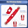 Window Glazing Tool Kit, 4PCS Heavy-Duty Glazing Tools, Red Window
