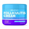 Crema de tratamiento de foliculitis (4.23 onzas), alivio calmante para