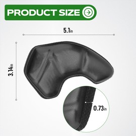 Football Helmet Youth HSS Jaw Pads (Pair) 3/4" Compatible with Schutt F7 2.0, F7 VTD, Vengeance Pro LTD II, and 2024 Models of All Other Schutt Helmets.