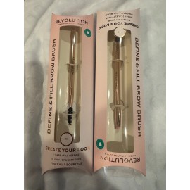 Makeup Revolution London 2 CT Makeup Revolution London R1 Define & Fill Brow Brush Shape + Fill + Define