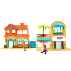 azimporter Toy Doll House Playset