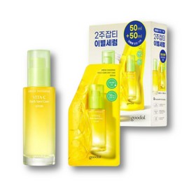 Goodal Green Tangerine Vita C Blemish Care Serum Original 50ml + Refill 50ml / 구달 청귤 비타C 잡티케어 세럼 본품 50ml+리필 50ml