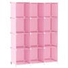 AWTATOS 12 Cube Storage Organizer, Closet Organizers Storage Shelves, Pink