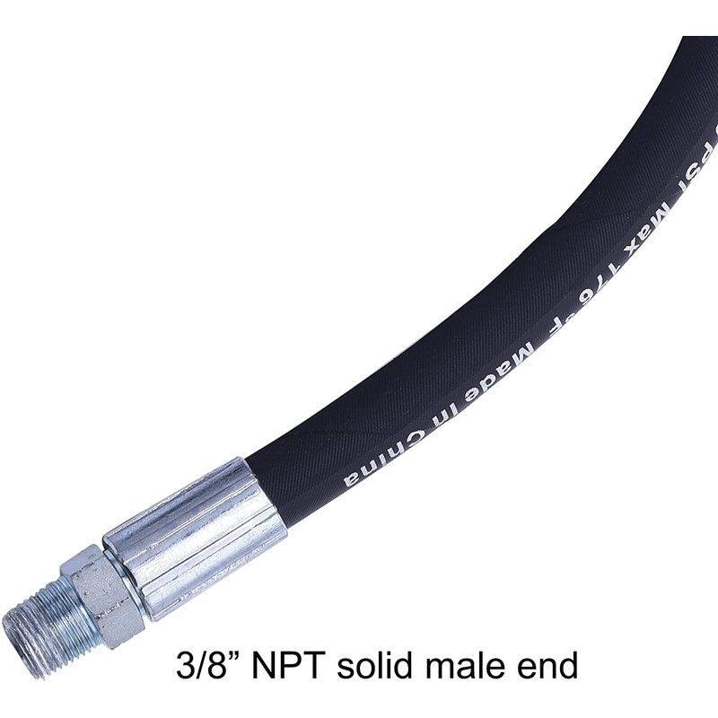 Tool Daily Pressure Washer Whip Hose with Swivel, Hose Reel