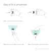 FIRMERST Outdoor Pendant Light Fitting with Plug, E14 Lamp holder