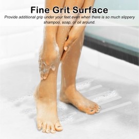 S&X Non Slip Bath Stickers,0.75-Inch by 11-Inch,12 Strips Per Pack (Clear)