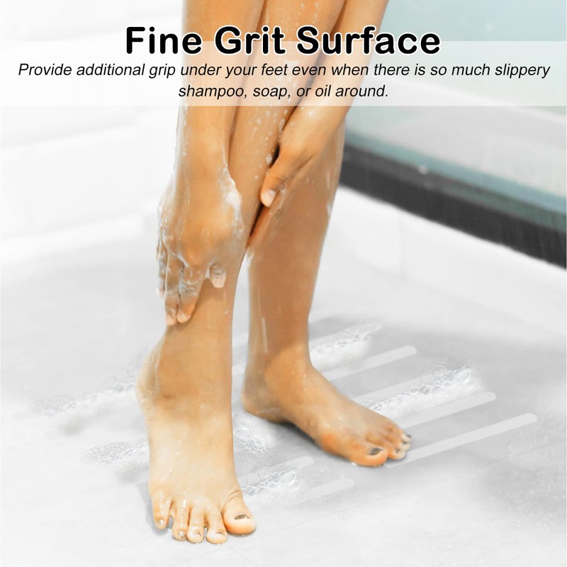 S&X Non Slip Bath Stickers,0.75-Inch by 11-Inch,12 Strips Per Pack