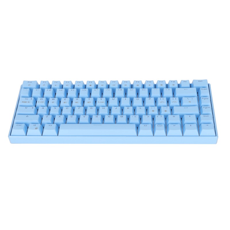 Mechanical Keyboard 82 Keys RGB Three Modes Support Wireless 2.4G