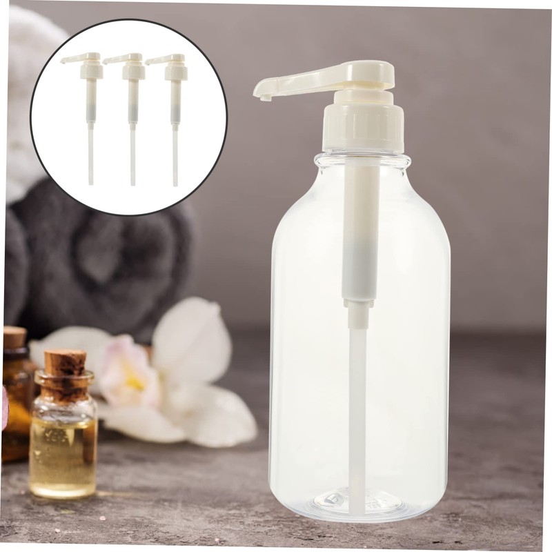 Mikinona Nozzle Pump Syrup Squeezer 3pcs Plastic Gallon Pump Dispenser